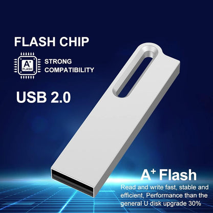 64GB Flash Drive 2 Pack Metal USB Drive Thumb Drive 64 GB USB 2.0 Memory Stick Waterproof USB Flash Drive Portable Jump Drive Zip Drives with Keychain (64G, 2 Colors: Black Silver)