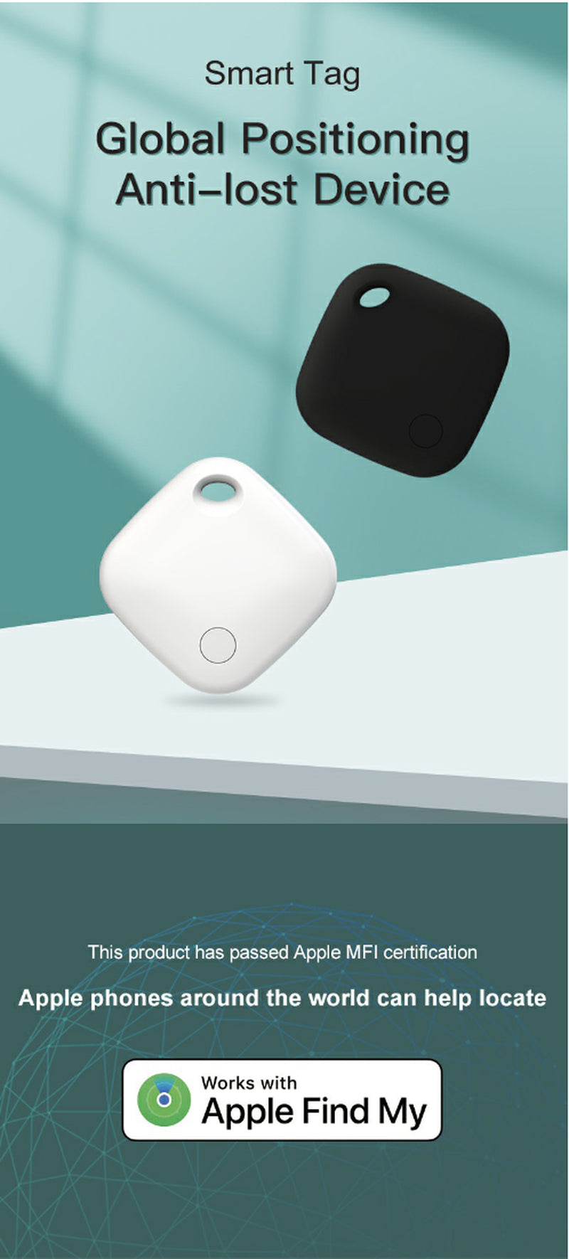 Apple Airtag Air Tag Find My Compatible Pet Bluetooth Trackers