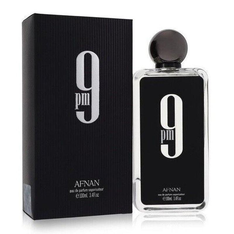 AFNAN 9 PM for Men Eau De Parfum Spray, 3.4 Ounce