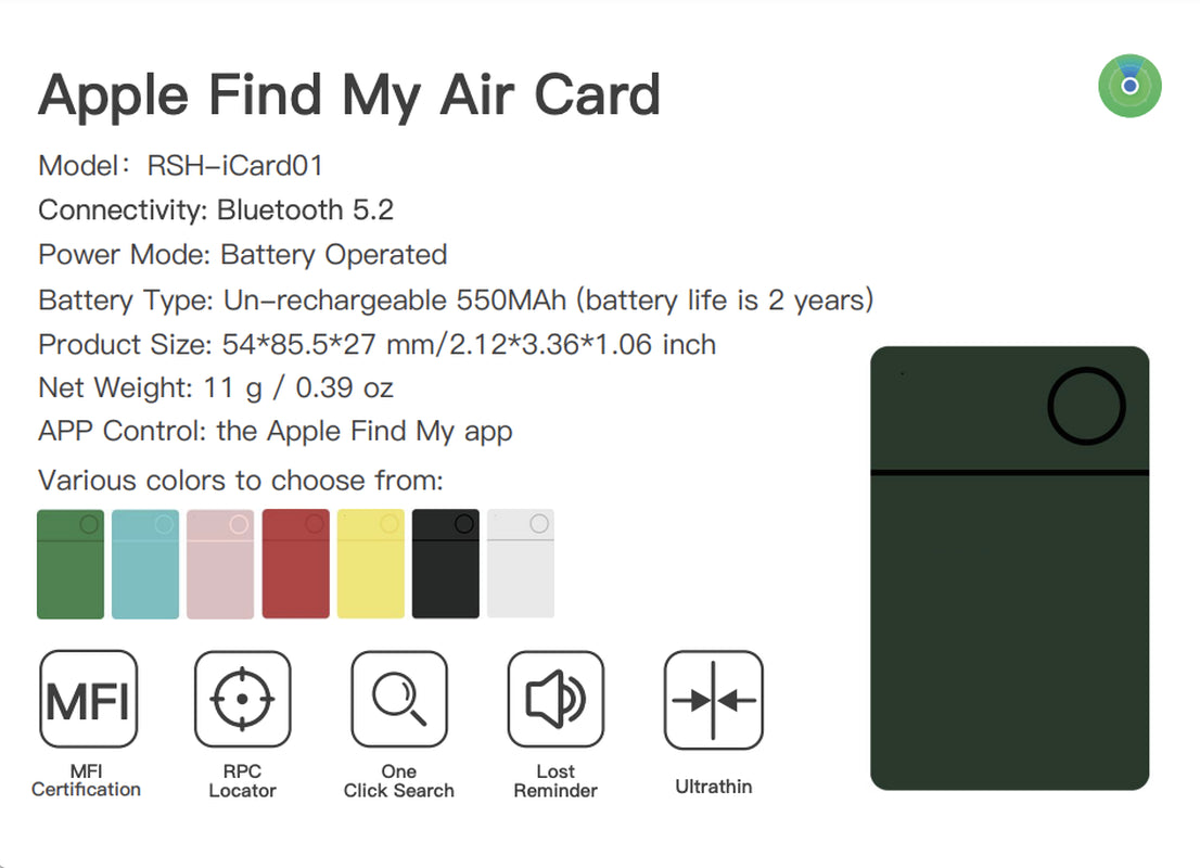 Apple Airtag Air Tag Find My Compatible Pet Bluetooth Trackers