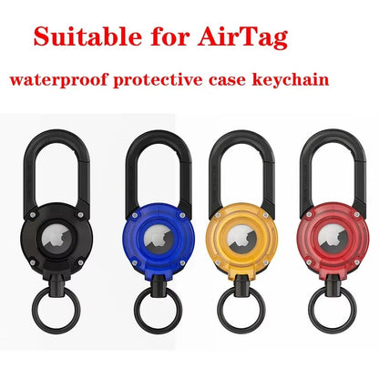 For Airtag Case with Keychain,Rugged Shockproof Airtag Holder, Hard PC Anti-Scratch Key Ring for Apple Airtag Case Cover Tracker