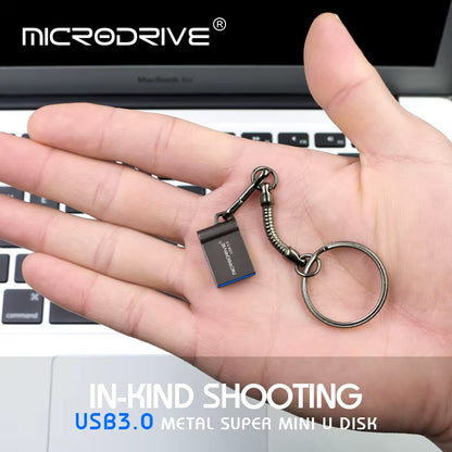 High-Speed USB 3.0 Mini Flash Drive - 64GB, 32GB, 16GB USB Memory Stick