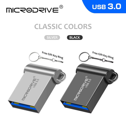 High-Speed USB 3.0 Mini Flash Drive - Available in 16GB, 32GB, 64GB, and 128GB Storage Capacities