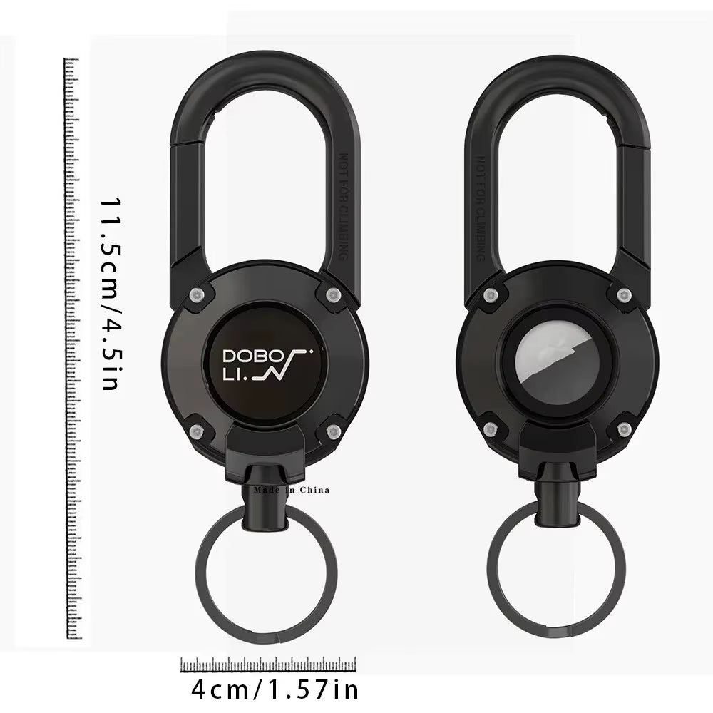 For Airtag Case with Keychain,Rugged Shockproof Airtag Holder, Hard PC Anti-Scratch Key Ring for Apple Airtag Case Cover Tracker