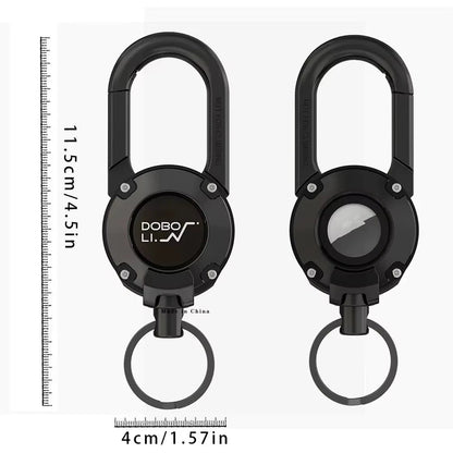 For Airtag Case with Keychain,Rugged Shockproof Airtag Holder, Hard PC Anti-Scratch Key Ring for Apple Airtag Case Cover Tracker