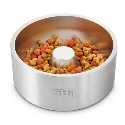 Ozark - Stainless Steel Dog Bowl - Slow Feed Element - Highest Quality