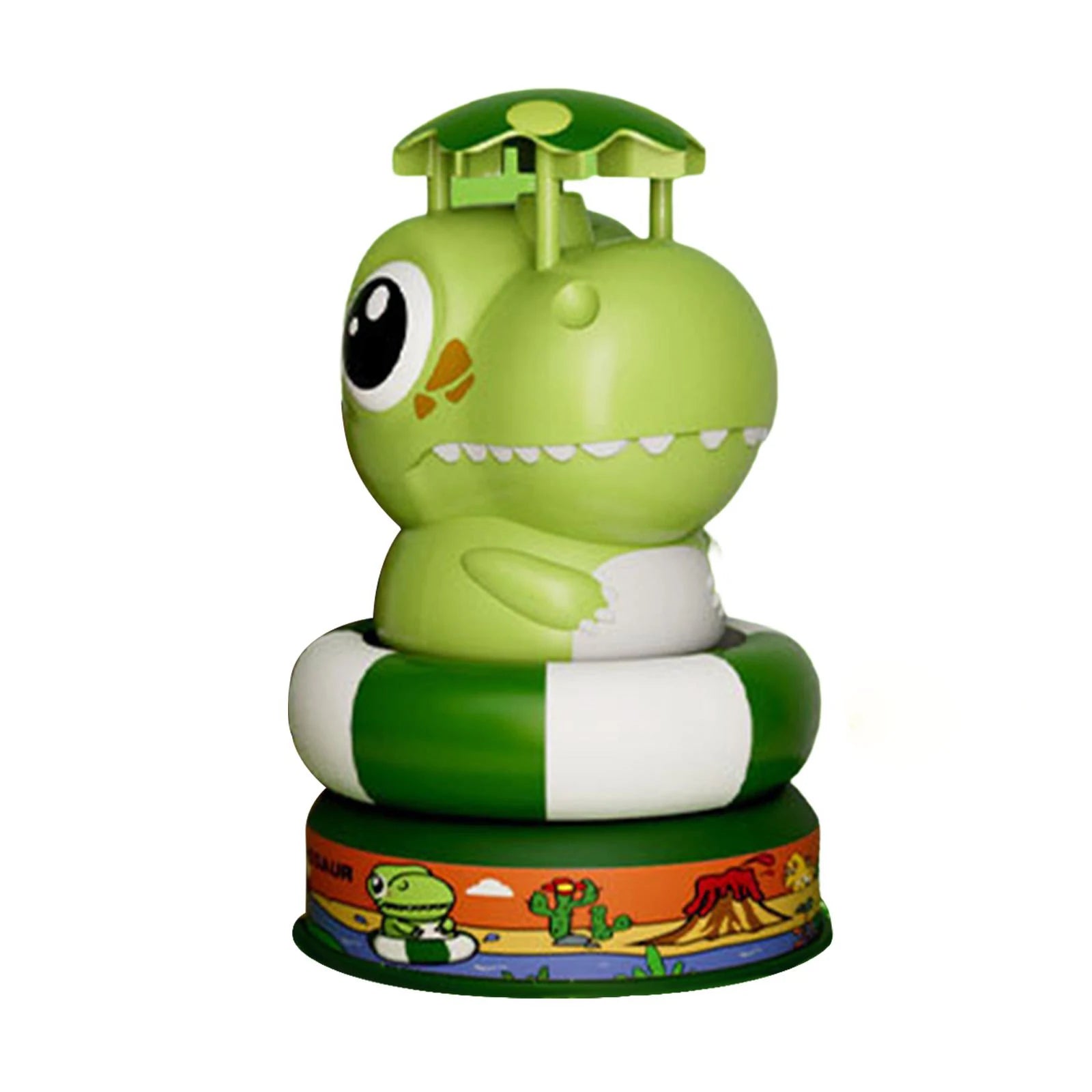 Summer Water Toy Baby Bath Toys Cartoon Frog Dinosaur Sprinkler Rotating Spray Soaker Garden Yard Outdoor Fun Game Toys for Kids