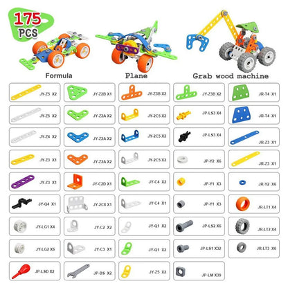 Building Blocks STEM Toys for 4 5 6 7 8+ Year Old Boys Erector Sets Kits Building Toys for Kids Age 4-8 6-8 5-7 8-10 Creative Learning Game Engineering Stem Projects Activities Gift