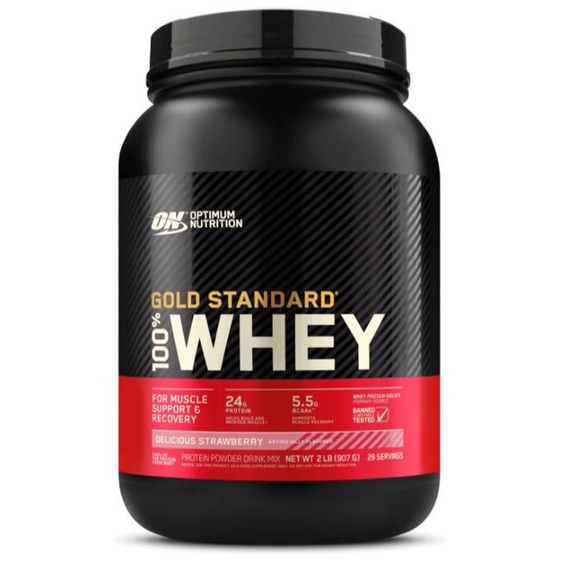 Optimum Nutrition Gold Standard 100% Whey Protein Powder 2 Lbs a Whey Healthcare Supplement