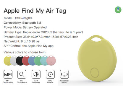 Apple Airtag Air Tag Find My Compatible Pet Bluetooth Trackers